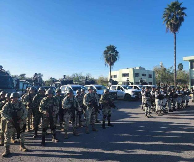 Llegan 300 elementos de la GN y del Ejército a Reynosa