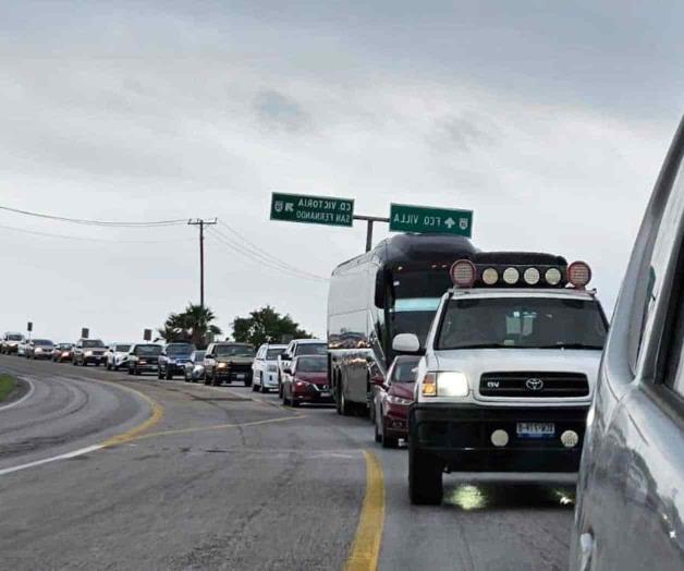 Caos en carreteras de Tamaulipas